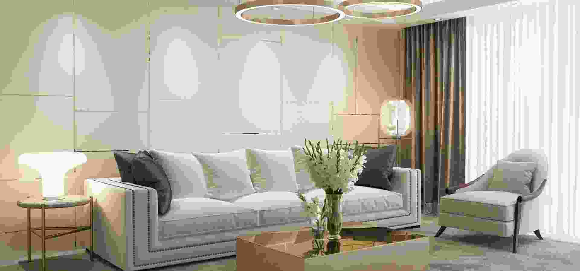 Refined Lounge Area Interior